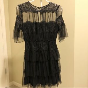 [ZARA] lace cocktail dress
